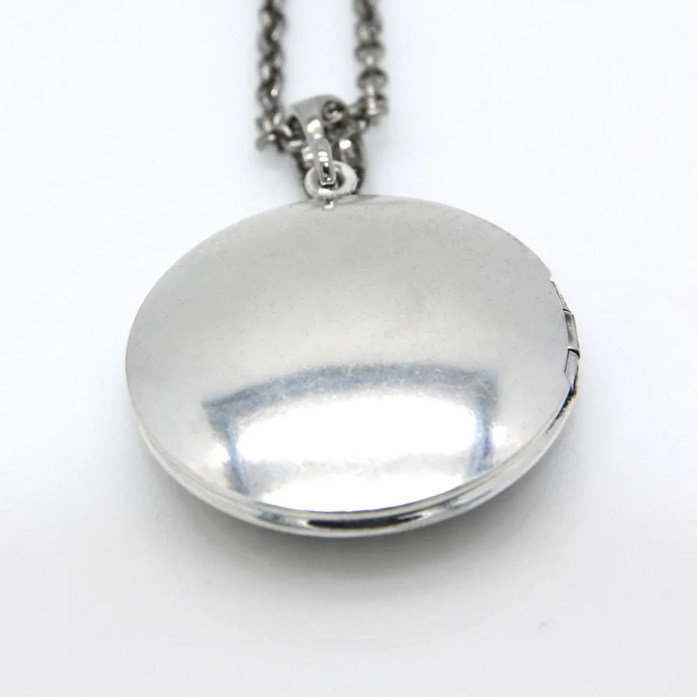 10PCS Antique Silver Auspicious Clouds Living Memory Round Locket Aromatherapy Pendant Essential Oil Diffuser Necklace Gift | Украшения и