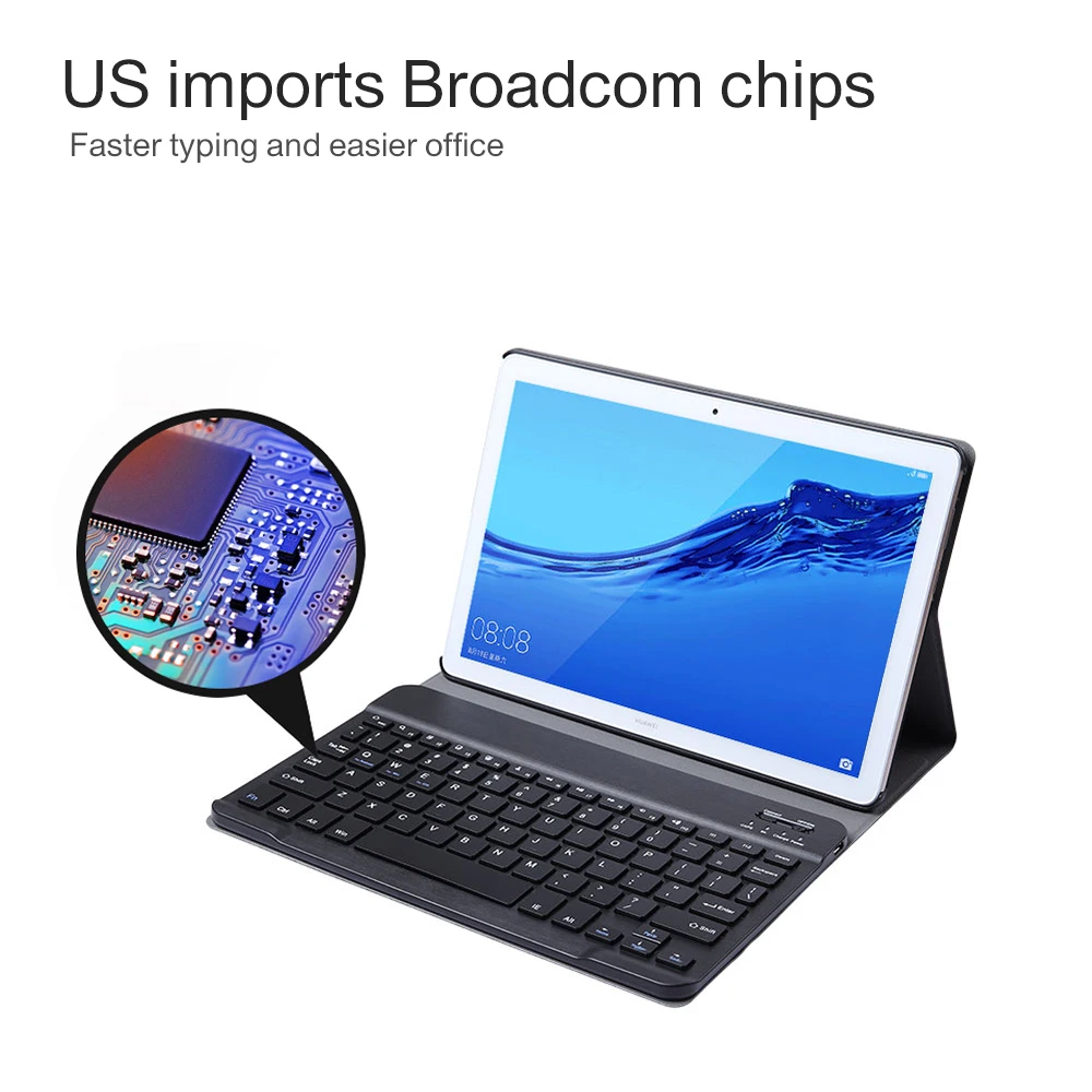 Bluetooth клавиатура чехол для Huawei MediaPad M5 10 8 дюймов Pro планшет CRM AL09 W09 Съемный