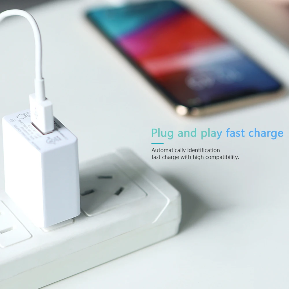 Nillkin универсальное USB быстрое зарядное устройство адаптер переменного тока настенная вилка для iPhone для мобильного телефона Xiaomi Smart Настольный DC USB порт портативный