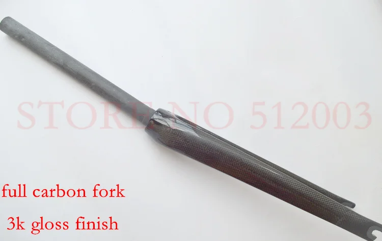Передняя вилка для дорожного велосипеда из углеродного волокна 1/8 дюйма 28 6 мм