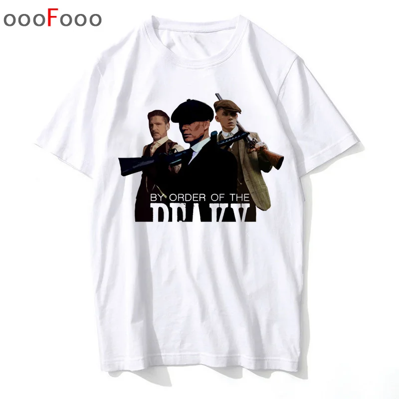 Футболка Peaky Blinders, уличная футболка, топ, футболка в стиле хип-хоп, негабаритная Мужская/женская летняя мужская футболка с круглым вырезом, модные крутые футболки - Цвет: 2351