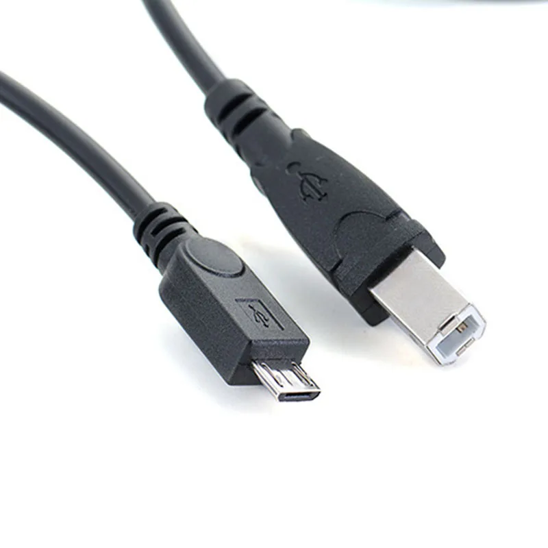Кабель-переходник OTG с Micro USB папа на USB2.0 B m 1 м | Электроника