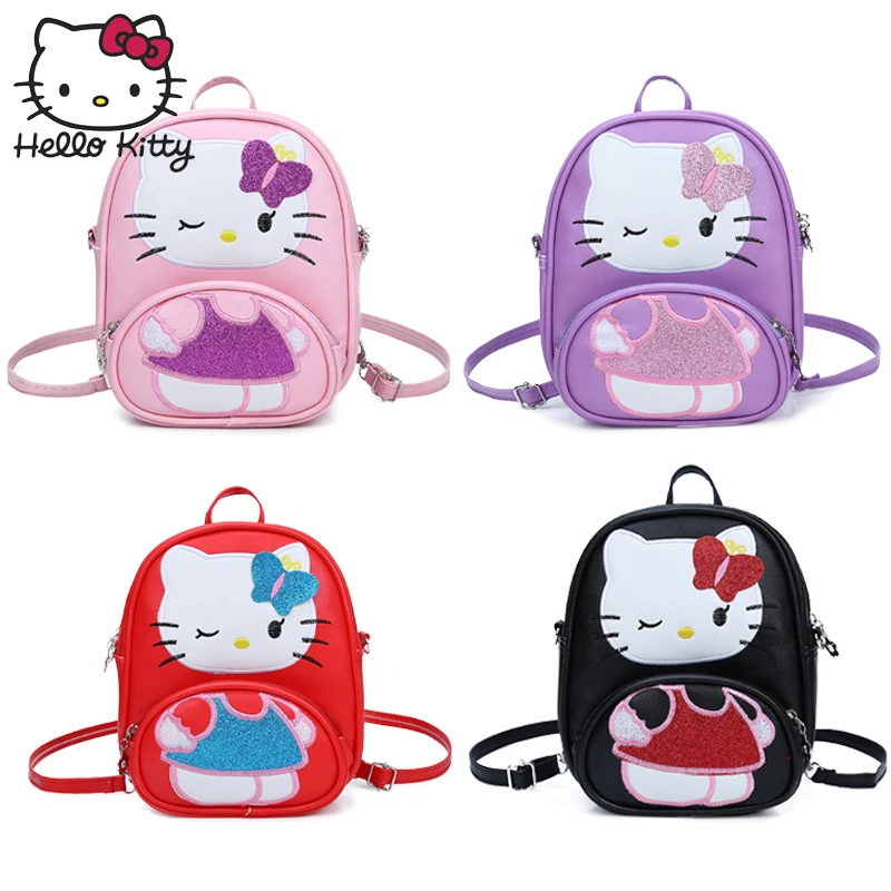 Сумка с мышкой Hello Kitty детский школьный рюкзак из искусственной кожи для девочек и