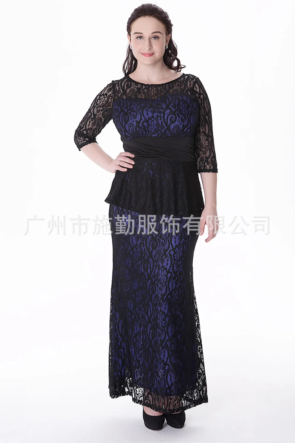 2017 Autumn Dress Rushed Real Solid A-line Ankle-length Vintage Empire Half O-neck Regular Robe Sexy Elegant Lace Dresses | Женская