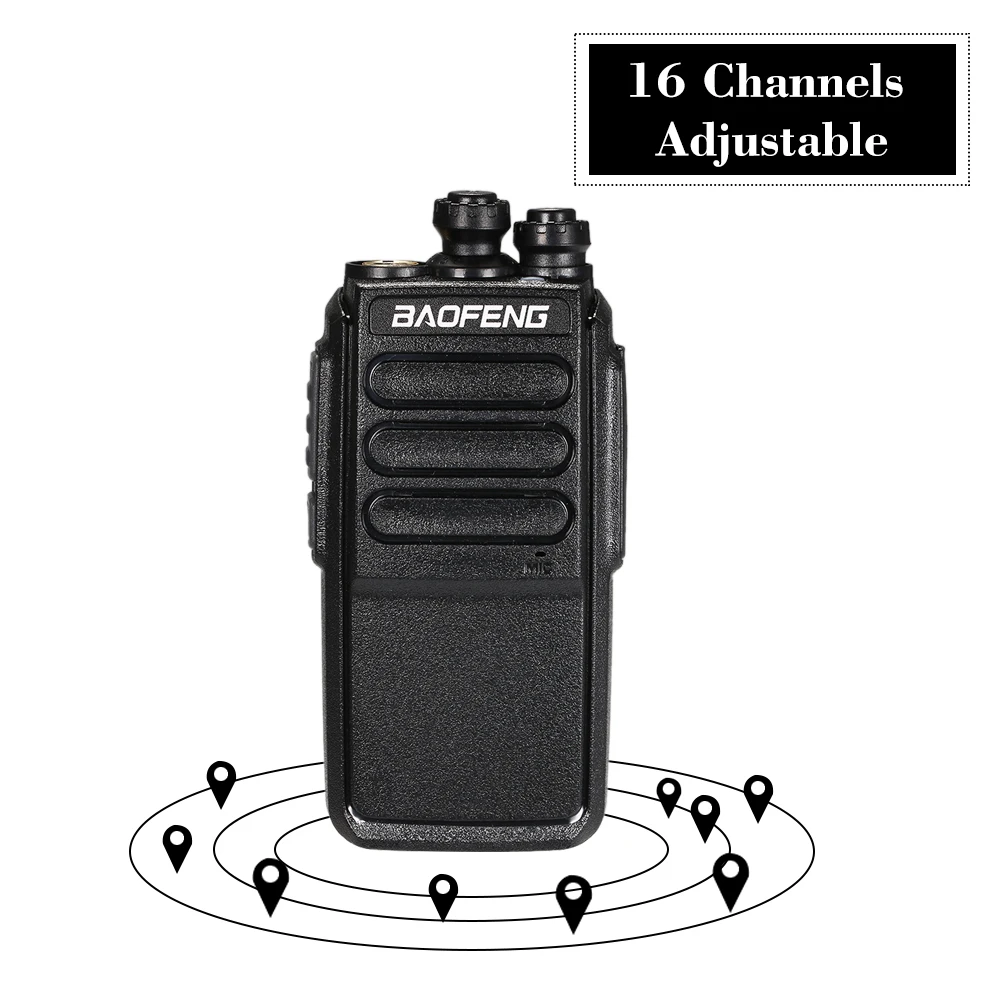 BAOFENG V1 UHF 400-470 МГц Портативный трансивер Interphone 16 каналов памяти PTT ключ запуска батарея экономия рация