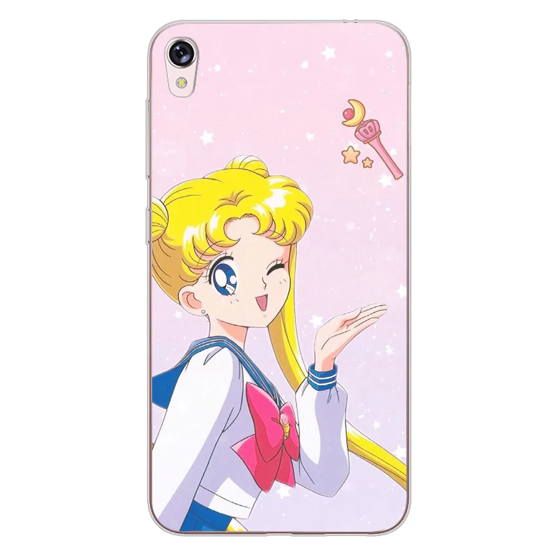 ciciber Cover For ASUS Zenfone 5 Lite ZC600KL 5Z ZE620KL ZS620KL Phone Cases Soft TPU Anime Girl Sailor Moon Shell |