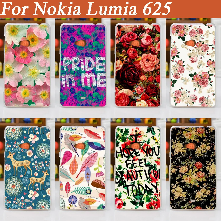Чехол с 11 рисунками для nokia lumia 625/diy цветной чехол 625 N625 NOKIA 625|cover circle|cover shadowcover wine |
