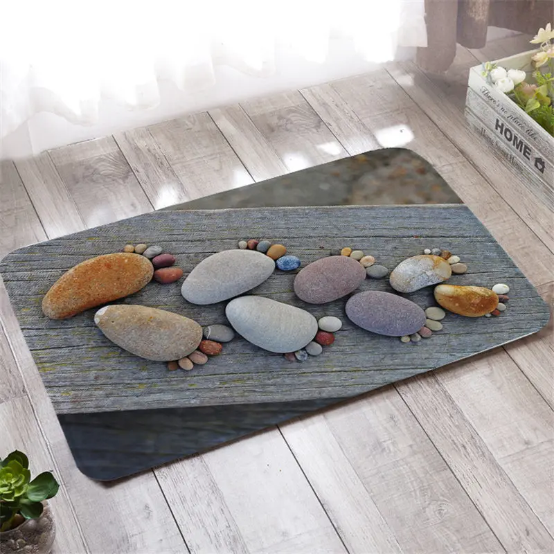 3D Cobble Stone, коврик для двери, коврик для двери, для улицы, для кухни, для гостиной, напольный коврик, для зоны, водонепроницаемый, для прихожей, приветственный напольный коврик, ковер - Цвет: 4