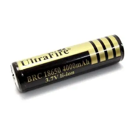 Литий ионный аккумулятор BRC 18650 3 7 в 4000 мАч светодиодный аккумулятора