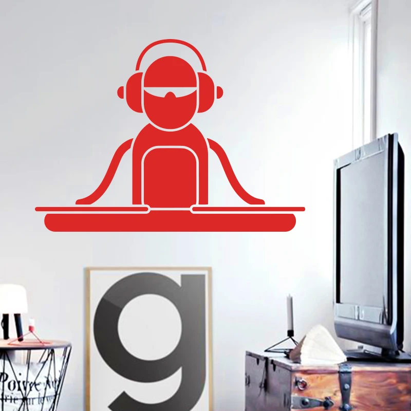 Художественный дизайн украшение для дома виниловые Мультяшные деки диджея