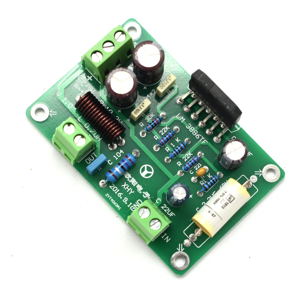 Lusya HiFi LM3886TF моно аудио усилитель мощности доска 68 Вт для 4-8 Ом динамик в сборе F5-010