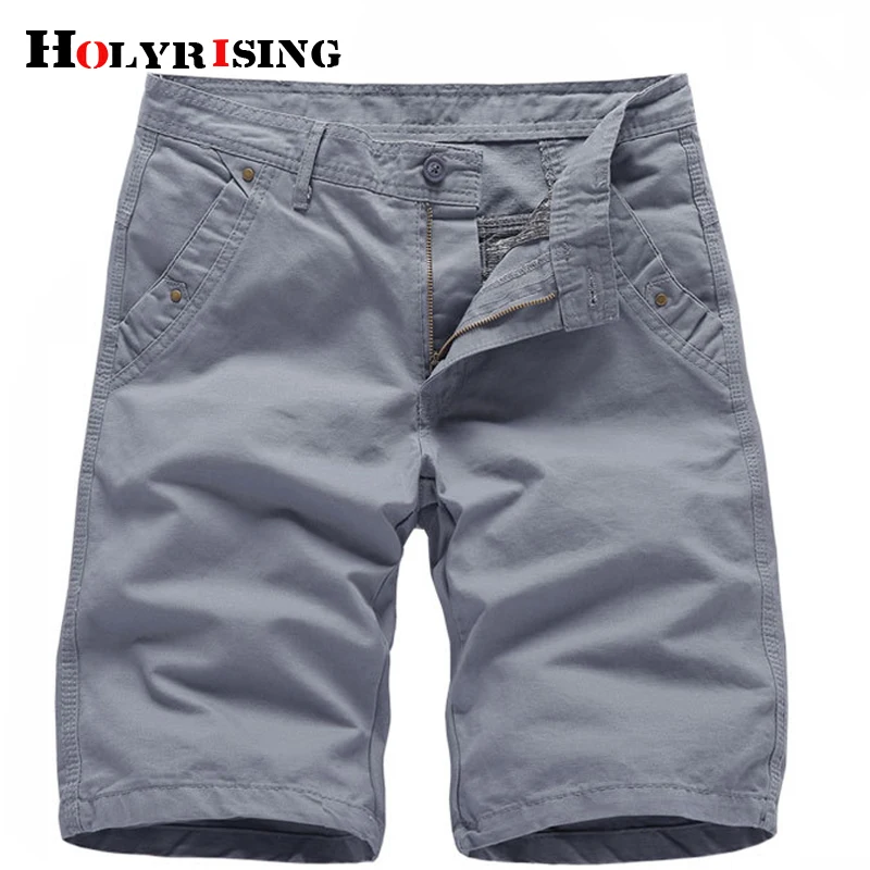 Holyrising Camo короткие брюки летние повседневные мужские шорты карго прямые