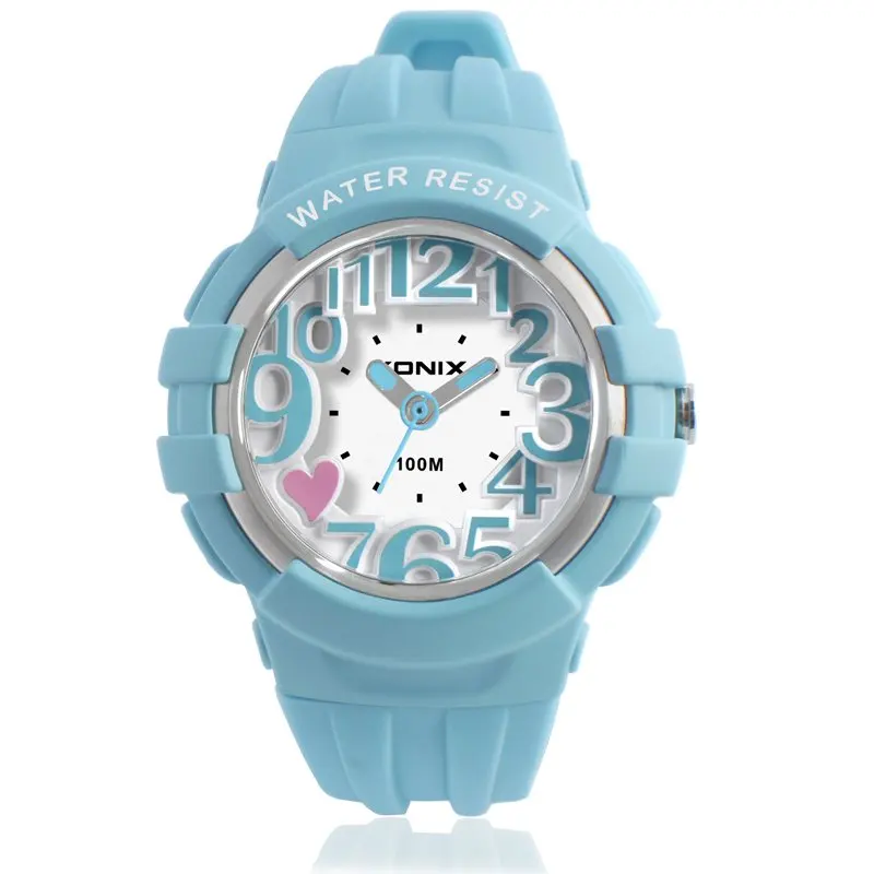 Новинка 2018 модные светящиеся 3d часы для девочек Студенческие Кварцевые