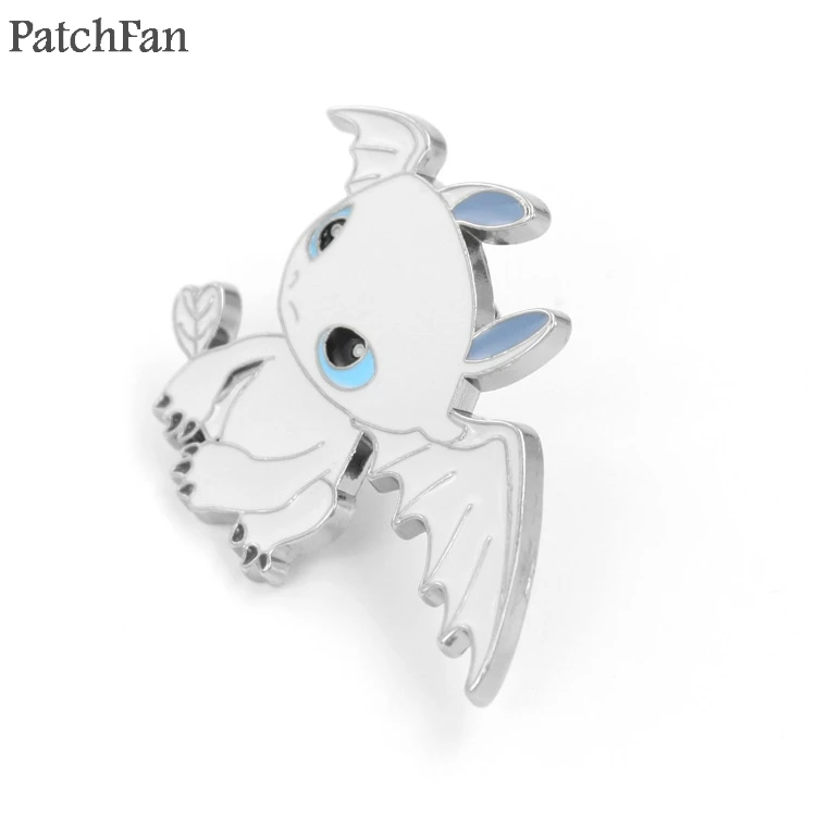 Patchfan Как приручить дракона Беззубик, ночная фурия цинковые булавки para рюкзак одежда сумка шляпа значки броши украшения A1296