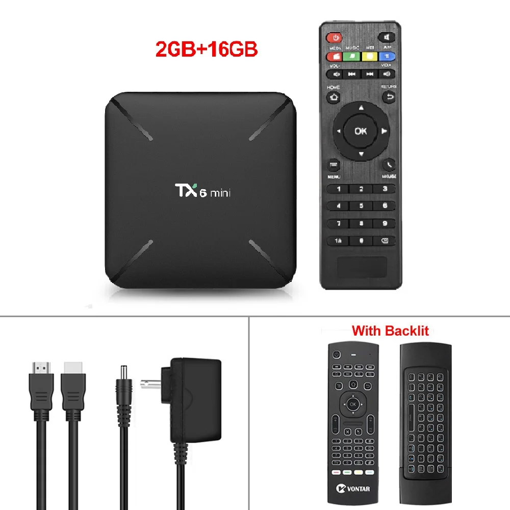 TX6mini MX3 air mous TX6 Мини Смарт ТВ приставка Android 9,0 2 Гб 16 Гб Allwinner H6 четырехъядерный ALICE UX HDR 4K 2,4G Wifi Google плеер TX6mini телеприставка - Цвет: TX6mini MX3 air mous