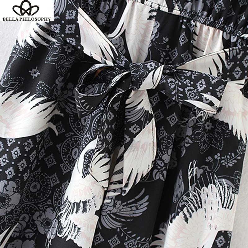 Женский комбинезон с V образным вырезом и принтом животных|Женские комбинезоны| |