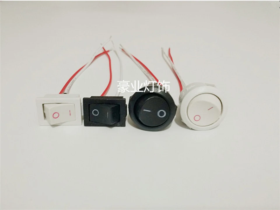 Аксессуары для лампы выключателя лодки две маленькие линии с пальцами Круглый