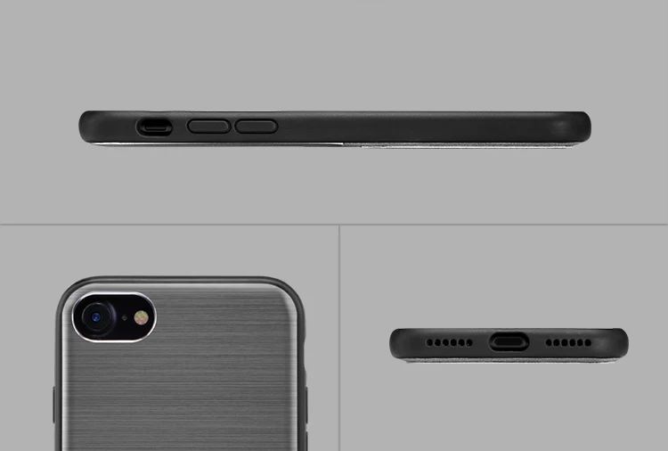 NILKIN для iphone 7 чехол NILLKIN Стильный комбинированный ретро кожаный+ Матовый металлический слот для карт задняя крышка для телефона для Apple iphone 7
