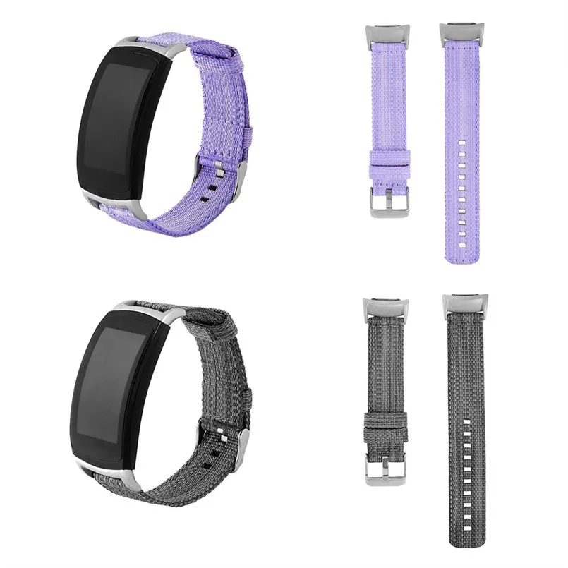 Ремешок для часов нейлоновый Плетеный ремешок плетеный браслет Samsung Gear fit2/fit2 pro