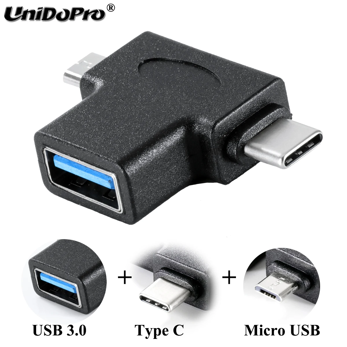 Адаптер для кабеля USB 3 0 OTG Micro / Type C конвертер Xiaomi Mi 9T SE 8 Lite A3 A2 6X Mix 2S Pad 4 Max3 2 Redmi