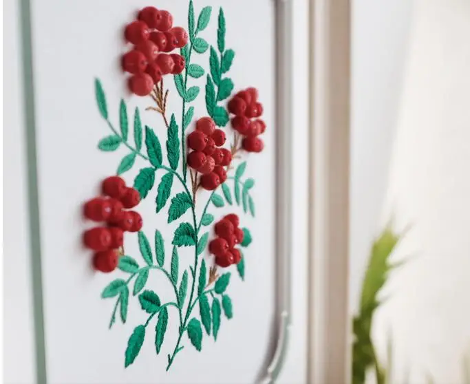 Цветочный магазин серия растений Европейский Набор для вышивки простой