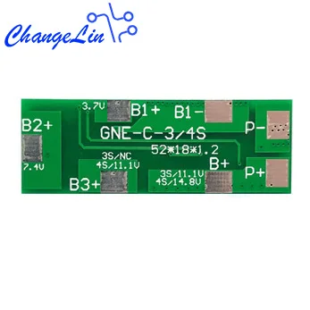 Защитная плата для литиевых батарей 3S литий ионная Lipo Lifepo4 8 А BMS 12 В в зарядное