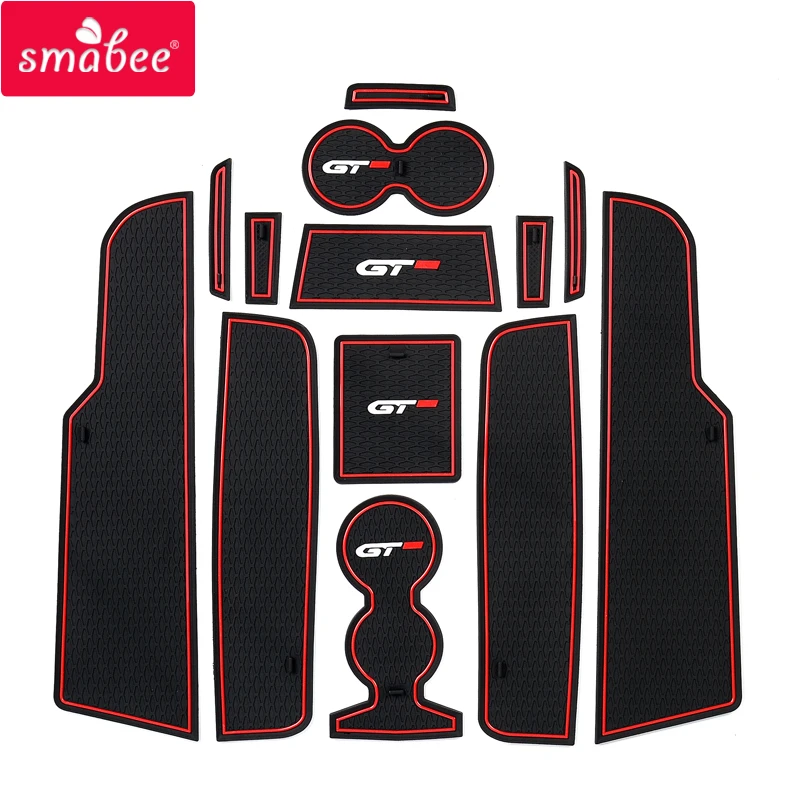 

Smabee Anti-Slip Gate Slot Mat For Peugeot 308 T9 2014 2015 2016 2017 2018 2019 Rubber Accessories Cup Holders Non-slip mats