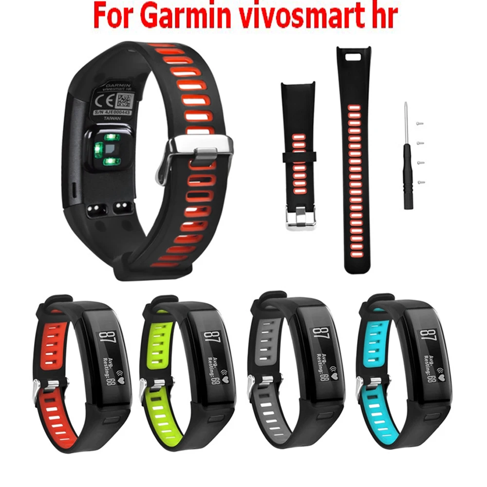 Высококачественный сменный мягкий силиконовый браслет для Garmin Vivosmart HR Band