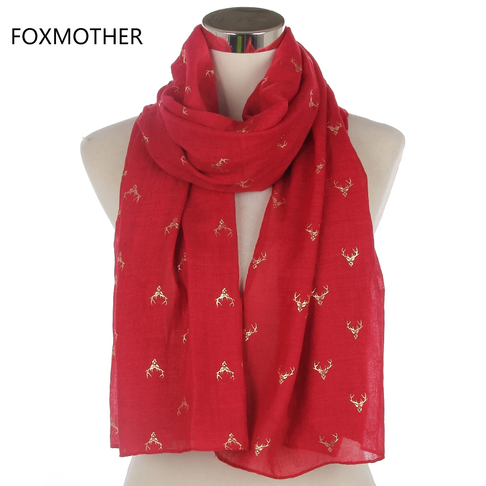 FOXMOTHER Новый брендовый розовый темно синий шарф из фольги с золотым блеском лося