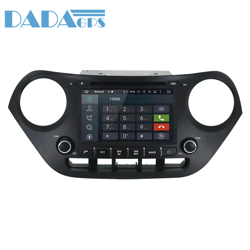 Android 8 0 7 1 автомобильный DVD плеер GPS радио головное устройство для Hyundai I10 I 10 2013 2014 2015