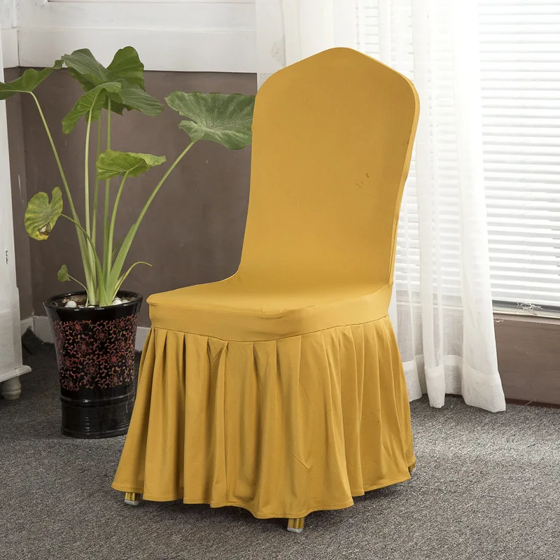 Новое поступление чехлы для сидений удобные Немнущиеся спандексные чехлы для стульев съемные эластичные банкетные чехлы для стульев - Цвет: 02