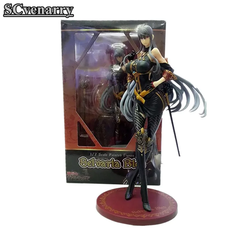 Valkyria Chronicles Selvaria блес фигурку ПВХ Рисунок игрушки Brinquedos 18 см|Игровые фигурки и
