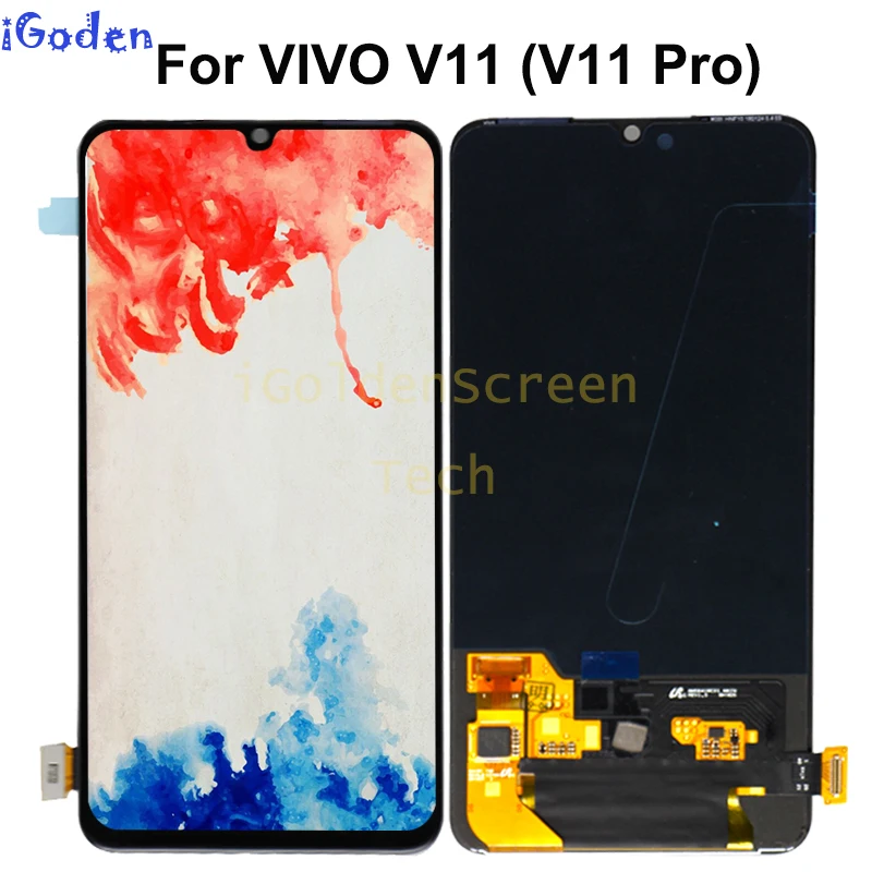 ЖК дисплей для Vivo V11 Pro с сенсорным экраном vivo X21s 1804 дигитайзер в сборе Замена PRO