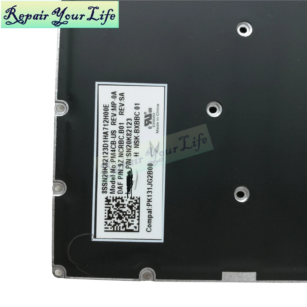 Новая американская черная клавиатура с подсветкой для Lenovo Ideapad 310s 14ast 14isk 14ikb