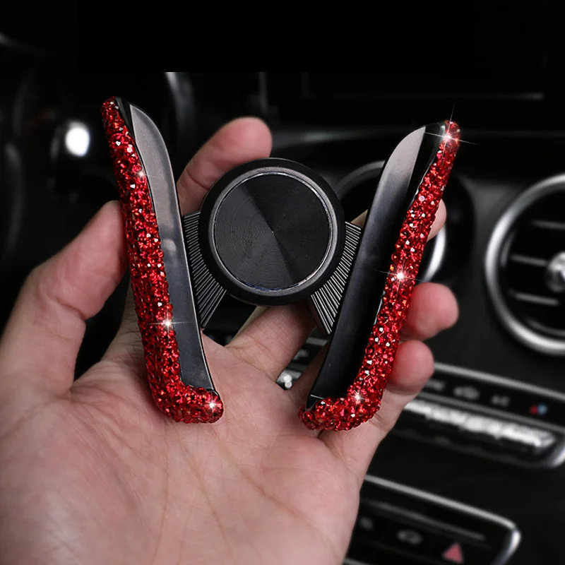 Bling Crystal 3 в 1 кабель для зарядного устройства двойной зарядное устройство usb блестящие стразы Автомобильный держатель для телефона аксессуары для украшения автомобиля