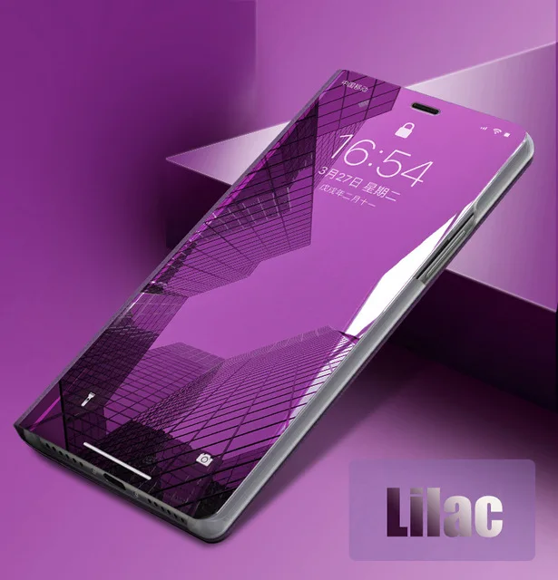 Фиолетовый Роскошный зеркальный флип-чехол для iphone XS MAX, XR, X, 10, 7 Plus, 8, 6, 6 S, 5, 5S, SE, чехол для телефона, кошелек, подставка, держатель, Стильный чехол - Цвет: Фиолетовый