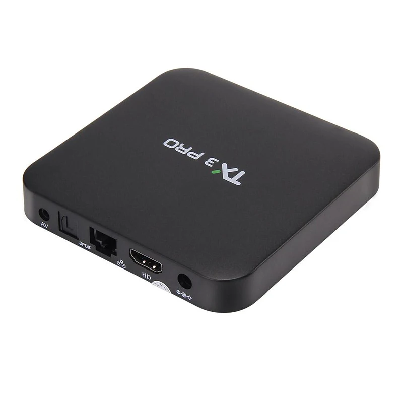 TX3 PRO Android 7,1 1 ГБ 8 ГБ Amlogic S905W VP9 HDR 4K H.265 ТВ коробка 2,4G, Wi-Fi, 100M LAN Smart Декодер каналов кабельного телевидения компьютерной приставки к телевизору