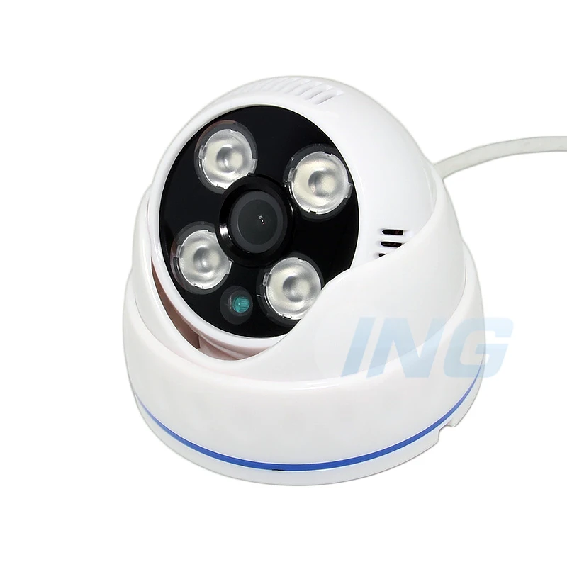 Купольная IP камера HD 1080P 4 светодиосветодиодный ИК МП ONVIF ночное видение P2P CCTV|dome ip