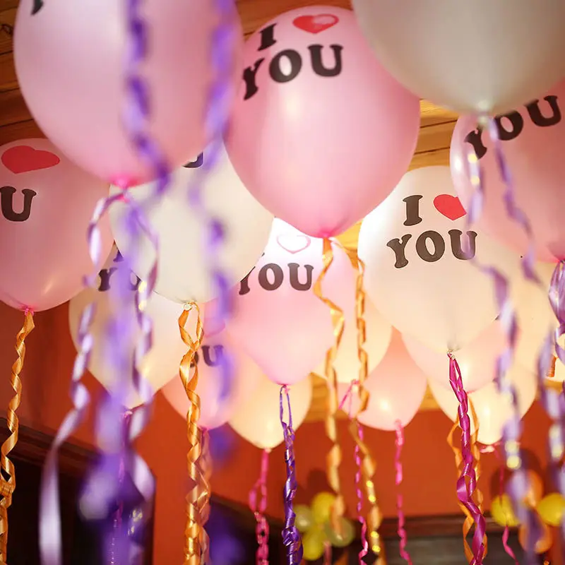 Love Latex Balloon Anniversary for Wedding Decoration Bachelorette Birthday Party Decorations Adult Event Supplies | Дом и сад