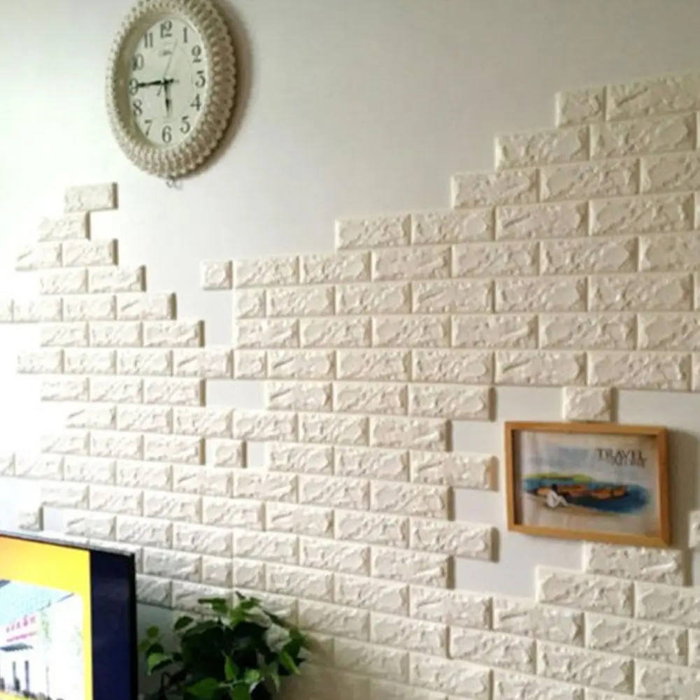 3D водостойкие кирпичные самоклеящиеся изоляционные звукопоглощающие