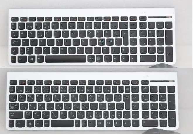 Оригинальная Беспроводная комбинированная Клавиатура Lenovo SK8861 2 4 ГГц серебристая