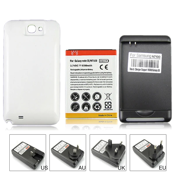 Сменный аккумулятор большой емкости 6500 мАч + настенное зарядное устройство для