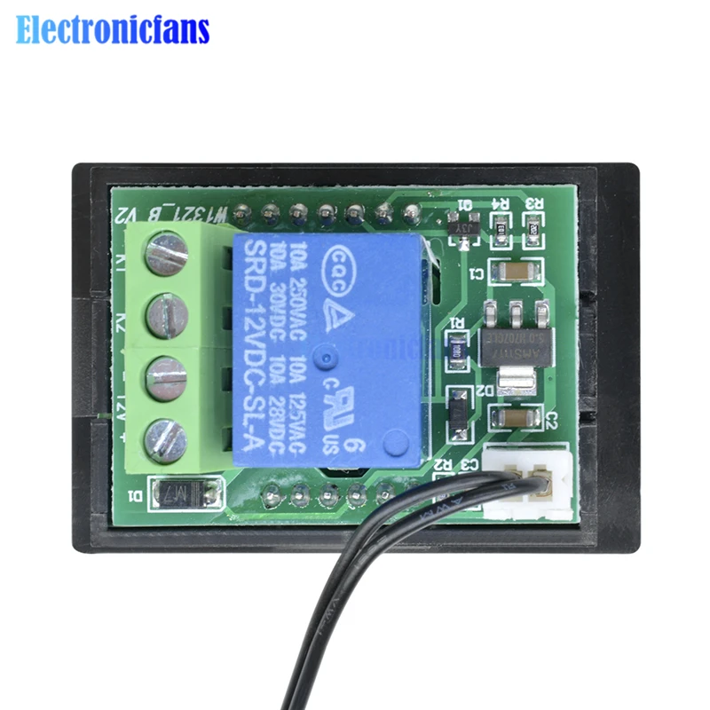 Реле постоянного тока 12 В цифровой термостат регулятор температуры нагреватель