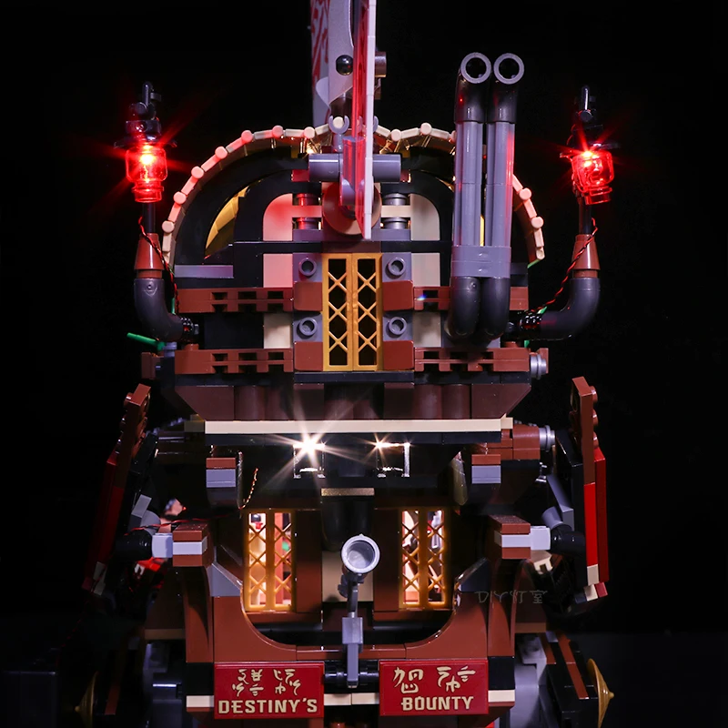 Светодиодный светильник для Stzhou 06057 Legoing Ninjago 70618 модель лодки из фильма &quotBounty&quot