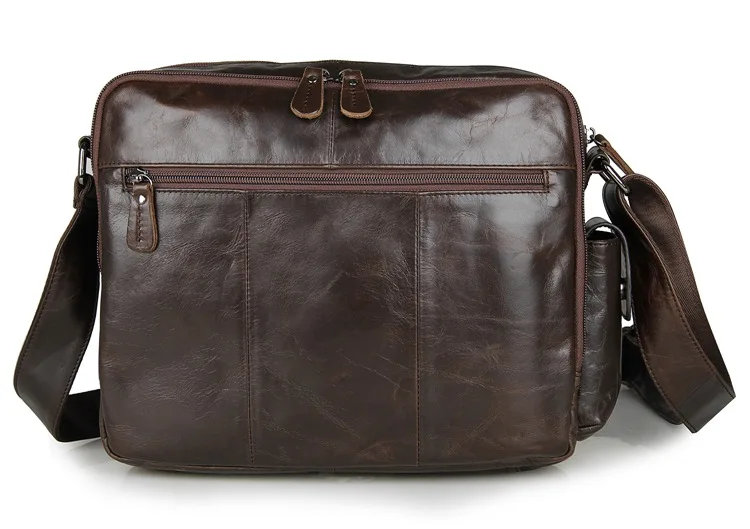 Новинка 2016 винтажные коричневые маленькие мужские сумки-мессенджеры Nesitu из