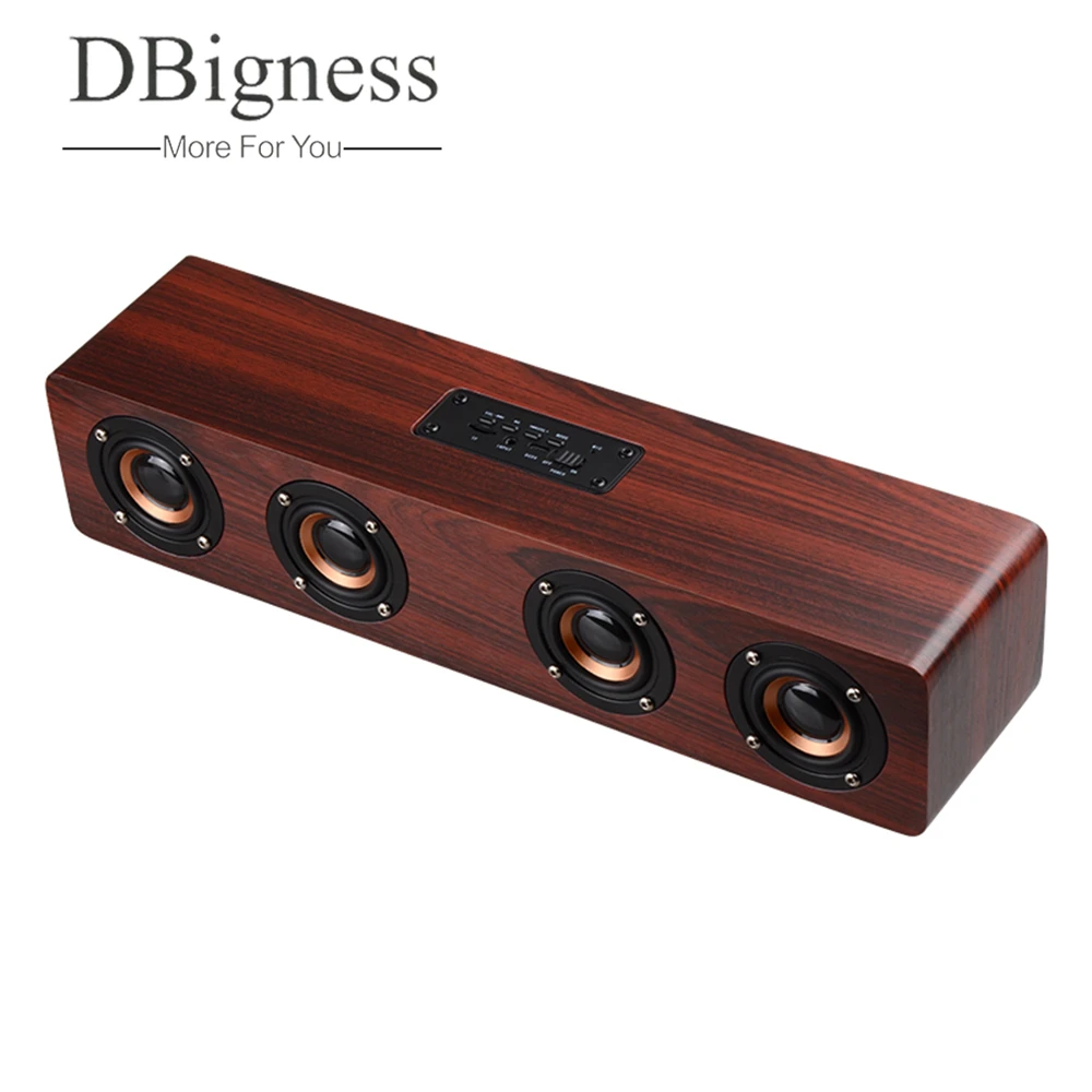Dbigness HiFi беспроводной Bluetooth портативный динамик картонная поддержка TF FM радио AUX