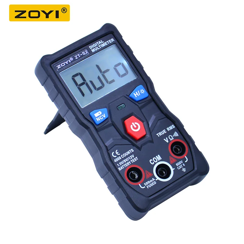 ZOYI ZT S2 цифровой мультиметр тестер Авто начиная true rms Multimetro AC DC 600 в вольтметр +