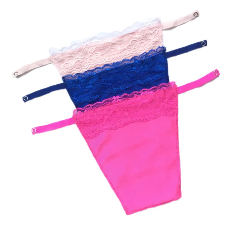 Women's Wrapped Chest Sexy Lace Anti Emptied Boob Tube Top Metal Buckle Corset Cover Lingerie Tape Intimates Acces 3 Colors | Женская