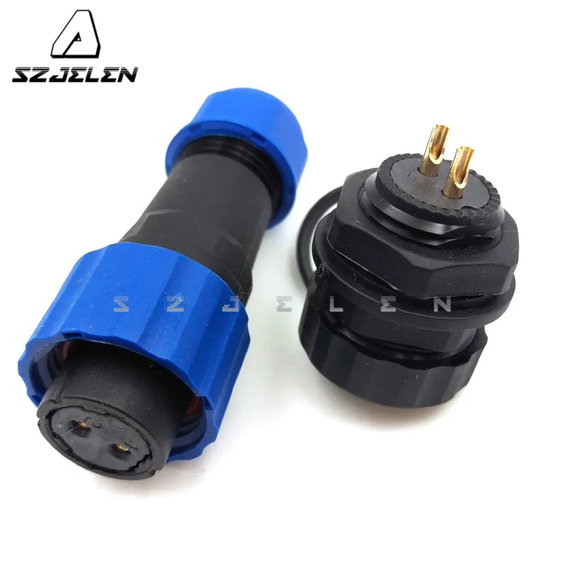 SD16TP ZM 2 контактный водонепроницаемый разъем разъемы для проводов питания