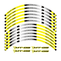 hot sell motorcycle for yamaha mt 09 general purpose motorcycle wheel decals reflective stickers rim stripes